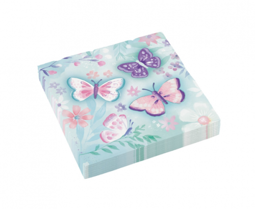 Paper napkins Flutter, 33 x 33 cm, 16 pcs
