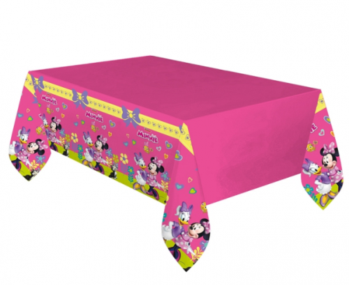 Plastic tablecloth "Minnie Happy Helpers" 120x180 cm