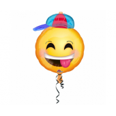Folijas balons Junior Shape - Happy Emoticon, 43 x 50 cm, vairumā
