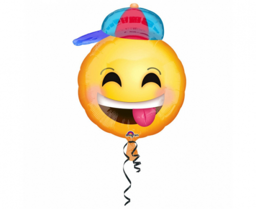 Воздушный шар из фольги Junior Shape - Happy Emoticon, 43 х 50 см, оптом