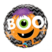 Balloon folic 18 inches QL, BOO! Monster Chevron