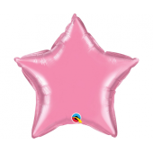 Folijas balons 20&quot; QL STR Star, rozā