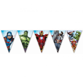 Banner Mighty Avengers, triangle flags