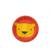 Paper plates PAW Lion Mask, 18 cm, 10 pcs.