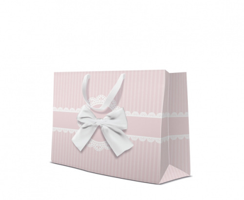 Gift bag PAW Occasional Gift, pink, 34 x 27 x 13 cm