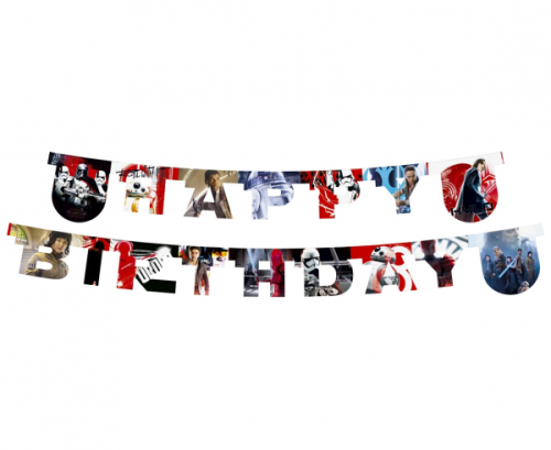 Баннер - DISNEY STAR WARS EPISODE 8 - «С Днем Рождения»