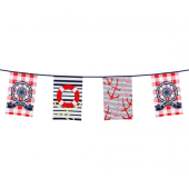 Garland Sailor design, navy blue, 10 m