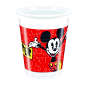 Plastic cups Mickey Super Cool, 200 ml, 8 pcs.