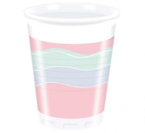 Plastic cups Elegant Party, 200 ml, 8 pcs. Plastic cups Elegant Party, 200 ml, 8 pcs.