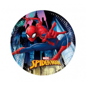 Paper plates Spiderman Team Up, 20 cm, 8 pcs.