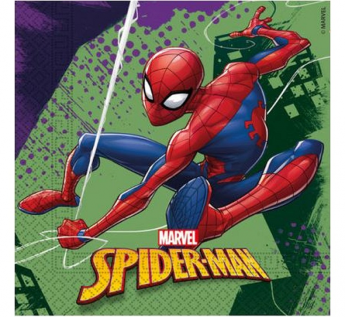 Paper napkins Spiderman Team Up, size 33 x 33 cm, 20 pcs.