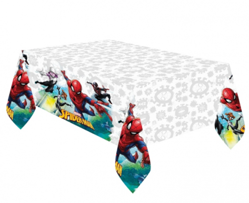Plastic Table cover Spiderman Team Up - 120 x 180 cm