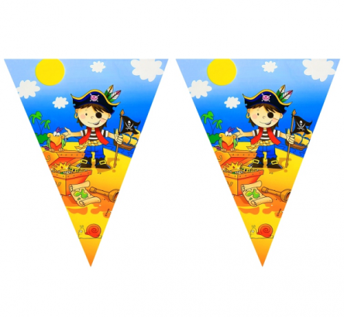 Garland with flags Garland with flags