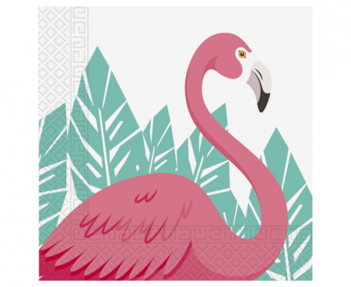 Paper napkins Flamingo, size 33 x 33 cm, 20 pcs.