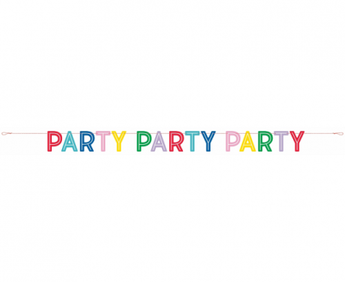 Баннер Party, разноцветный Баннер Party, разноцветный