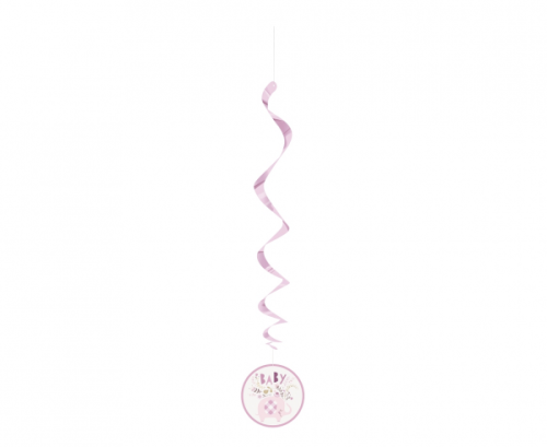 Hanging decoration Floral Elephant, pink, 66 cm, 3 pcs Hanging decoration Floral Elephant, pink, 66 cm, 3 pcs