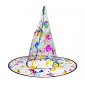 Colourful witch hat