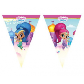 Flag banner SHIMMER AND SHINE, 9 flags