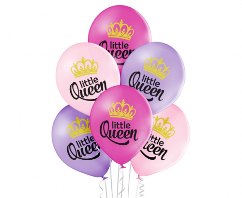 D11 balloons Little Queen 2C2S, 6 pcs