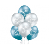 D11 balloons Baby Boy 1C2S, 6 pcs