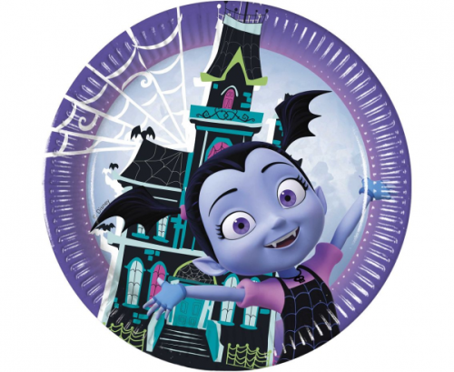 Paper plates Vampirina, 23 cm, 8 pcs