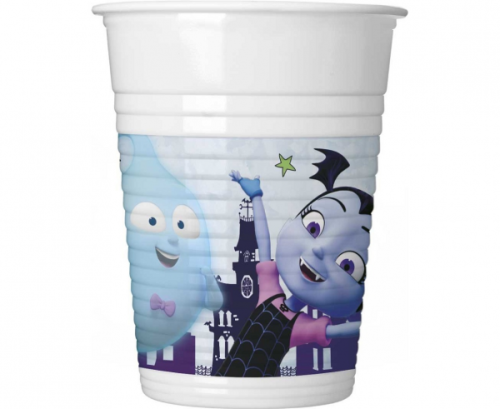 Plastic cups Vampirina, 200 ml, 8 pcs