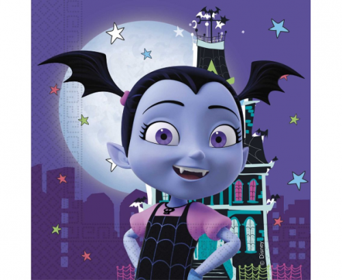 Paper napkins Vampirina, size 33x33 cm, 20 pcs