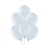 Balloons, clear blue (soft colour), B105, 30 cm / 100 pcs