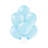 B85 воздушные шары, голубая пастель / 100 шт.
