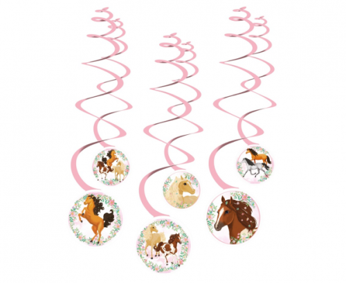 6 Swirl Decoration Beautiful Horses 6 Swirl Decoration Beautiful Horses