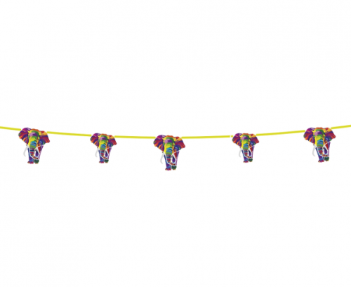 Banner Elephant, 8 flags, 230 cm