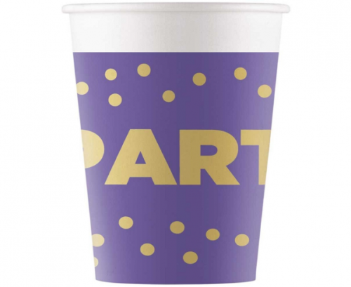 Paper cups Hot Stamp, 200 ml, 8 pcs Paper cups Hot Stamp, 200 ml, 8 pcs