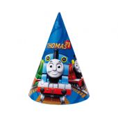 6 ballīšu konusveida cepures Thomas &amp; Friends papīra augstums 15,2 cm