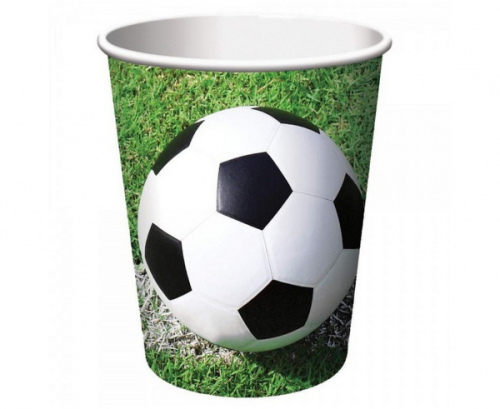 Paper cups Football, 200 ml, 8 pcs