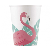 Paper cups Flamingo, 8 pcs