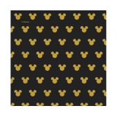 Paper napkins Mickey Gold, 33 x 33 cm, 20 pcs