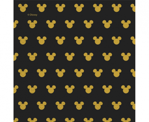 Paper napkins Mickey Gold, 33 x 33 cm, 20 pcs