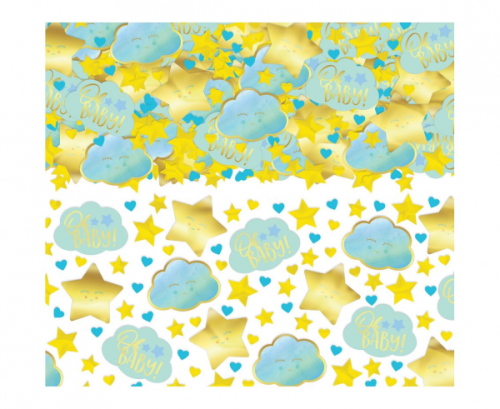Confetti Oh Baby Boy papīrs / folija 70 g Confetti Oh Baby Boy papīrs / folija 70 g