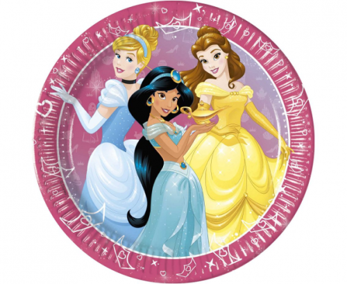 Paper plates Princess Day Dream, 23 cm, 8 pcs
