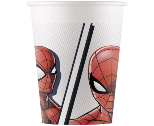 Paper cups Compostable Super Hero Spiderman, 200 ml, 8 pcs