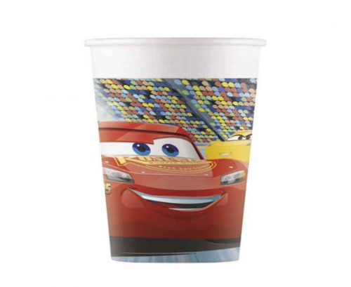 Paper cups Cars 3, 200 ml, 8 pcs Paper cups Cars 3, 200 ml, 8 pcs