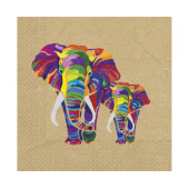 Papīra salvetes Party Elephant, 33 x 33 cm, 20 gab