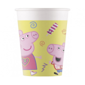 Paper cups Peppa Pig, 200 ml, 8 pcs