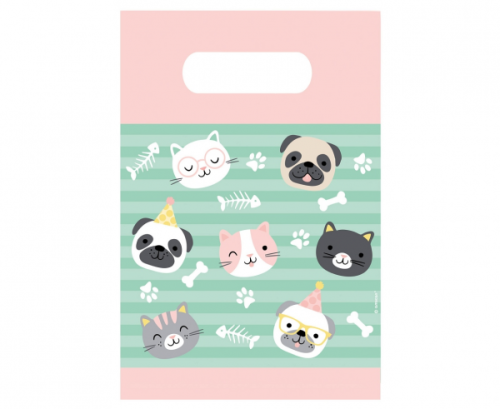 8 Paper Bags Hello Pets