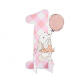 Центральное украшение на 1 день рождения - Кролик, 29 см