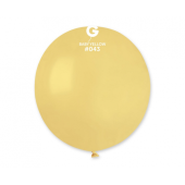G150 baloni, pastelis 19&quot; - sinepju krāsa / 50 gab