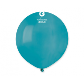 G150 balons, pastelis 19&quot; - tirkīza-zils / 50 gab.