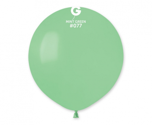 G150 balons, pastelis 19" - piparmētru zaļš / 50 gab