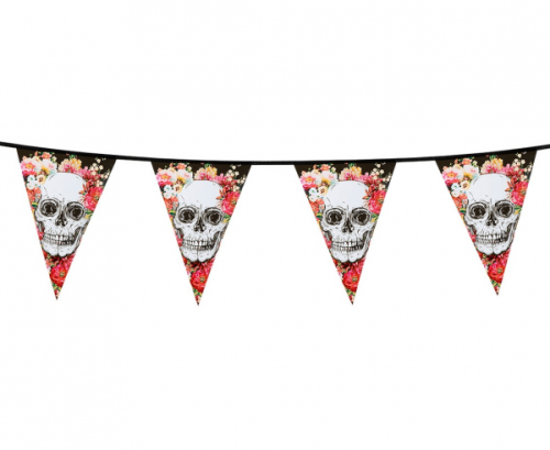 Day of Dead bunting, 6 m