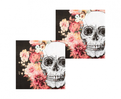Paper napkins Day of Dead, 12 pcs, 33 x 33 cm